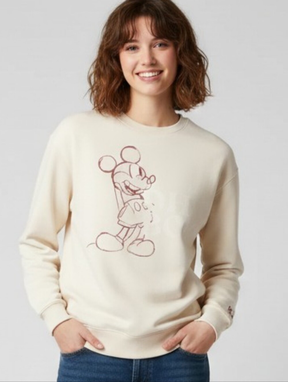 Disney Mickey Mouse ''Oh Boy'' Oversized Sweater
